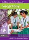 Image for CAPE  geography  : for self-study and distance learningUnit 1
