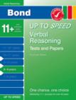 Image for Bond Up to Speed Verbal Reasoning Tests and Papers 8-9 Years