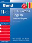 Image for Bond Up to Speed English Tests and Papers 10-11+ Years