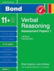 Image for Bond Assessment Papers Verbal Reasoning 9-10 Yrs Book 1