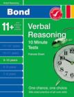 Image for Bond 10 Minute Tests Verbal Reasoning 9-10 Yrs
