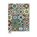 Image for Porto (Portuguese Tiles) Ultra 18-month Vertical Hardback Dayplanner 2025 (Elastic Band Closure)