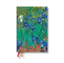 Image for Van Gogh’s Irises Mini 12-month Horizontal Hardback Dayplanner 2025 (Elastic Band Closure)