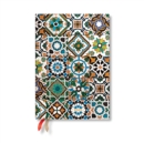 Image for Porto (Portuguese Tiles) Midi 12-month Day-at-a-time Hardback Dayplanner 2025 (Elastic Band Closure)