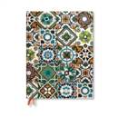 Image for Porto (Portuguese Tiles) Ultra 12-month Day-at-a-time Hardback Dayplanner 2025 (Elastic Band Closure)