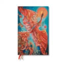 Image for Firebird (Birds of Happiness) Maxi 12-month Horizontal Softcover Flexi Dayplanner 2025 (Elastic Band Closure)