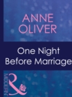 Image for One Night Before Marriage : 1