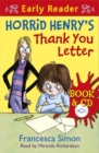 Image for Horrid Henry&#39;s thank you letter