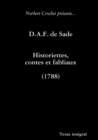 Image for D.A.F. De Sade - Historiettes, Contes Et Fabliaux