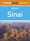 Image for Sinai Rough Guides Snapshot Egypt (includes Sharm el-Sheikh, Na&#39;ama Bay, Ras Mohammed, Dahab, Mount Sinai and St Catherine&#39;s Monastery)