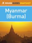 Image for Rough Guide Snapshot Myanmar (Burma)
