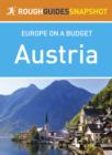 Image for Rough Guides Snapshot Europe on A Budget: Austria.
