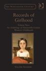 Image for Records of Girlhood