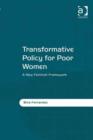 Image for Transformative policy for poor women: a new feminist framework