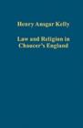 Image for Law and religion in Chaucer&#39;s England