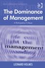 Image for The dominance of management: a participatory critique
