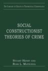 Image for Social constructionist theories of crime
