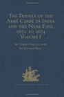 Image for The Travels of the Abbarrn India and the Near East, 1672 to 1674