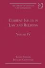 Image for Current Issues in Law and Religion