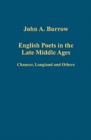 Image for English Poets in the Late Middle Ages
