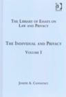 Image for The library of essays on law and privacy
