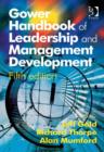Image for Gower Handbook of Leadership and Management Development