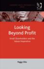 Image for Looking beyond profit: small shareholders and the values imperative