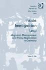 Image for Inside immigration law: migration management and policy application in Germany