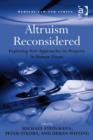 Image for Altruism reconsidered: exploring new approaches to property in human tissue