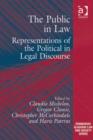 Image for The public in law: representatives of the political in legal discourse