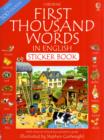 Image for First 1000 Words in English Sticker Book