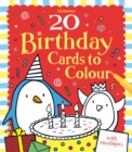 Image for 20 Birthday Cards to Colour