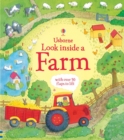 Image for Usborne look inside a farm  : with over 50 flaps to lift.
