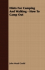 Image for Hints For Camping And Walking - How To Camp Out