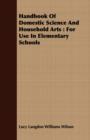 Image for Handbook of Domestic Science and Household Arts