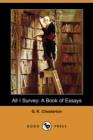 Image for All I Survey : A Book of Essays (Dodo Press)
