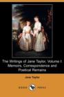 Image for The Writings of Jane Taylor, Volume I