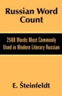 Image for Russian Word Count : 2500 Words Most Commonly Used in Modern Literary Russian