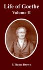 Image for Life of Goethe : Volume II