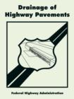 Image for Drainage of Highway Pavements