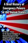 Image for A Brief History of Emergency Powers in the United States