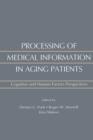 Image for Aging Patients and Medical Equipment: An Information-Processing Perspective
