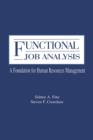 Image for Functional job analysis: a foundation for human resources management