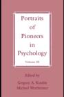 Image for Portraits of pioneers in psychology