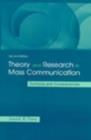 Image for Theory and research in mass communication: contexts and consequences