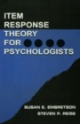 Image for Item response theory for psychologists : 0