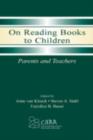 Image for On reading books to children: parents and teachers