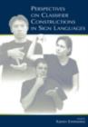 Image for Perspectives on classifier constructions in sign language