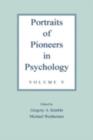 Image for Portraits of Pioneers in Psychology: Volume V