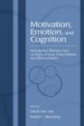 Image for Motivation, Emotion, and Cognition: Integrative Perspectives on Intellectual Functioning and Development